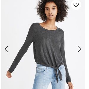 Madewell Modern Tie-Front Sweater